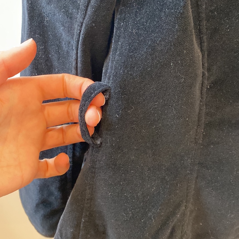 Velour Cropped Jacket - Picture 5 of 5